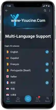 Suporte a vários idiomas